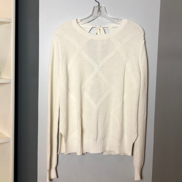 Backless ivory sweater - Picture 5 of 5